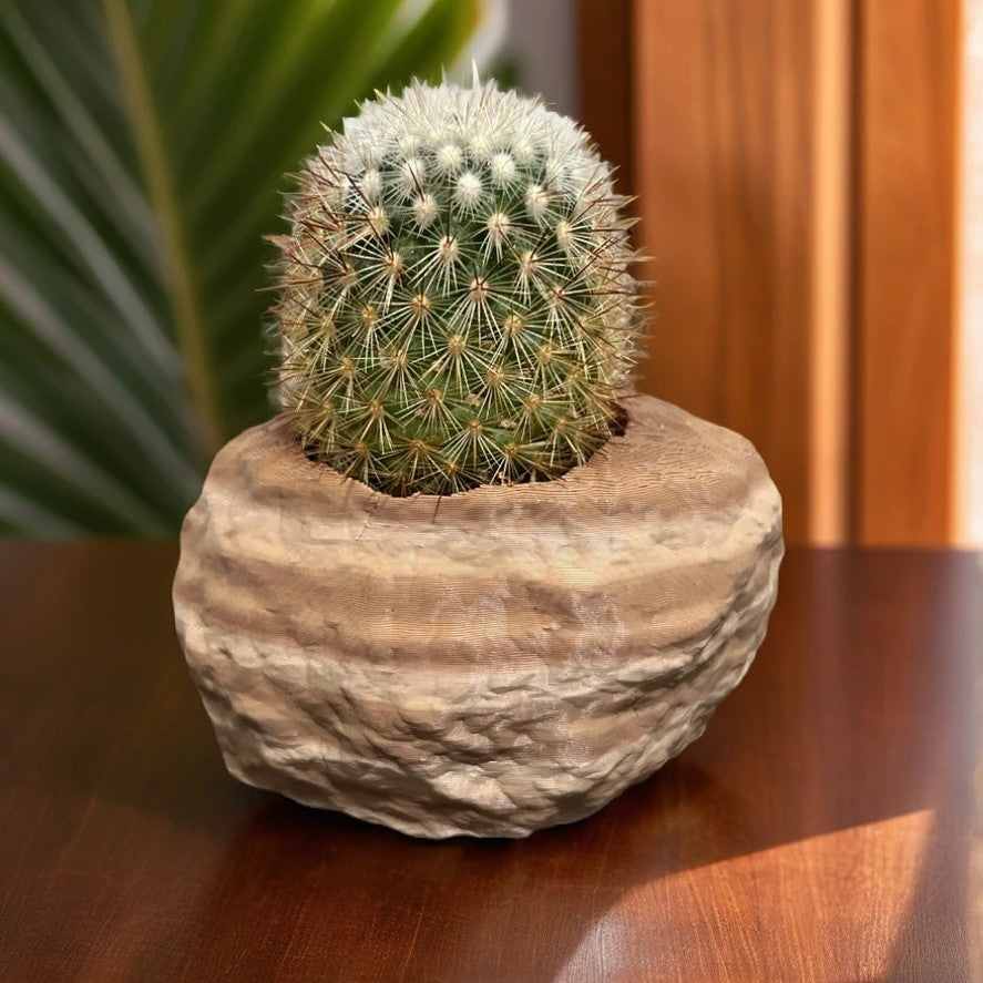 Rock Shaped Plant Pot (Sandstone)