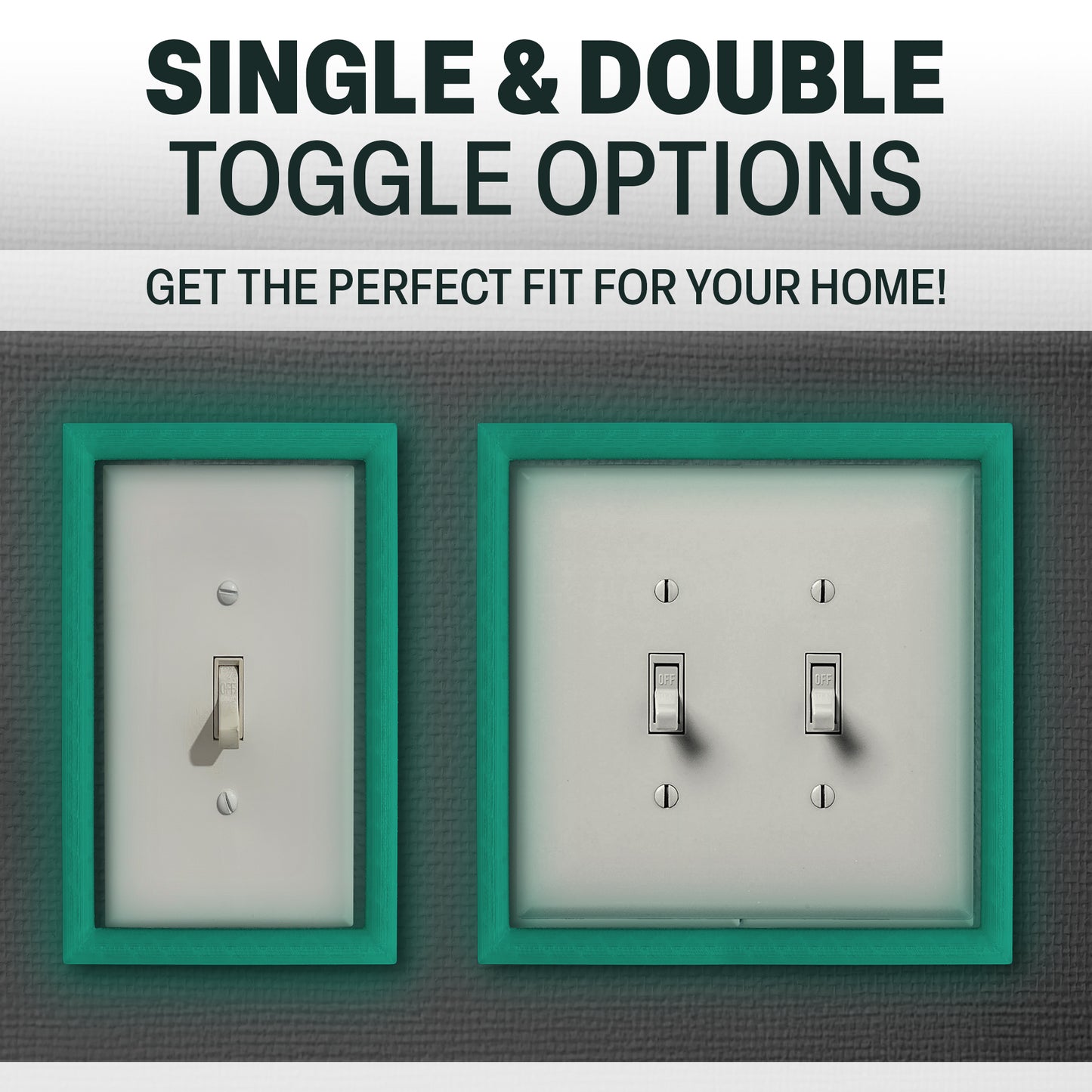 Glow In the Dark Light Switch Frame - Single Toggle