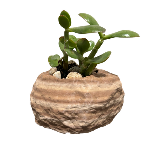 Rock Shaped Plant Pot (Sandstone)