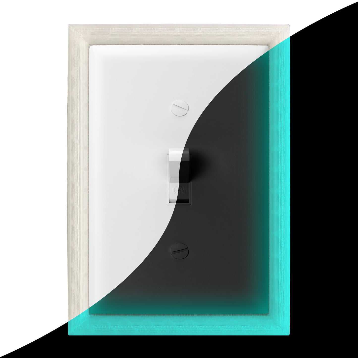 Glow In the Dark Light Switch Frame - Single Toggle